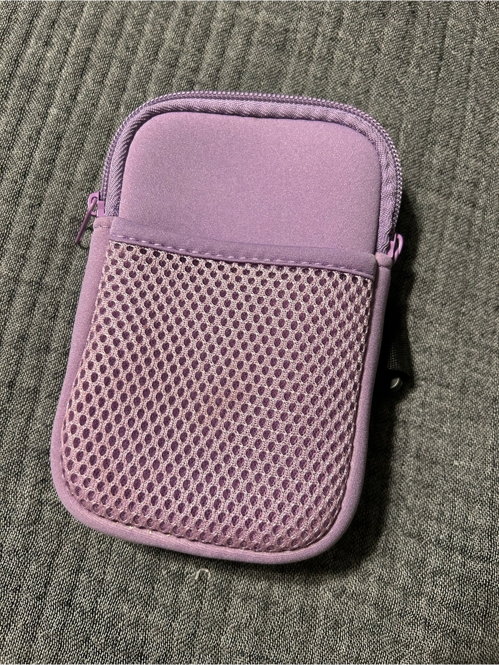 Tumbler Wallet- Lavender Neoprene Mesh Pouch